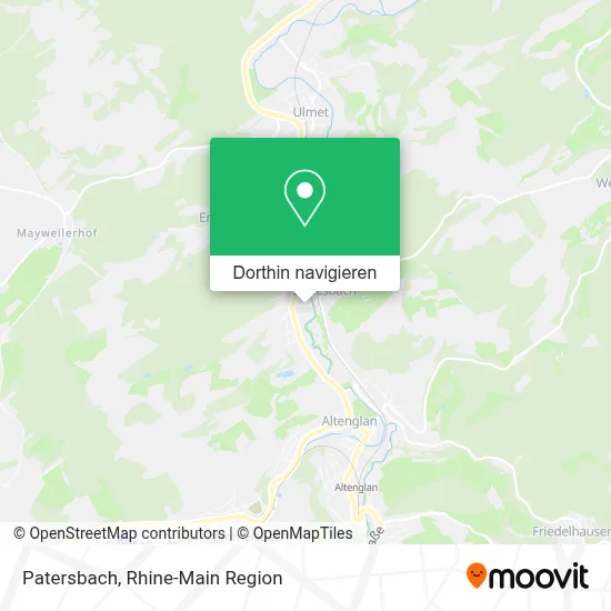 Patersbach Karte