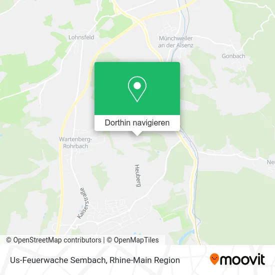 Us-Feuerwache Sembach Karte