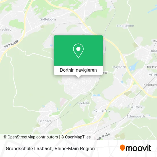 Grundschule Lasbach Karte