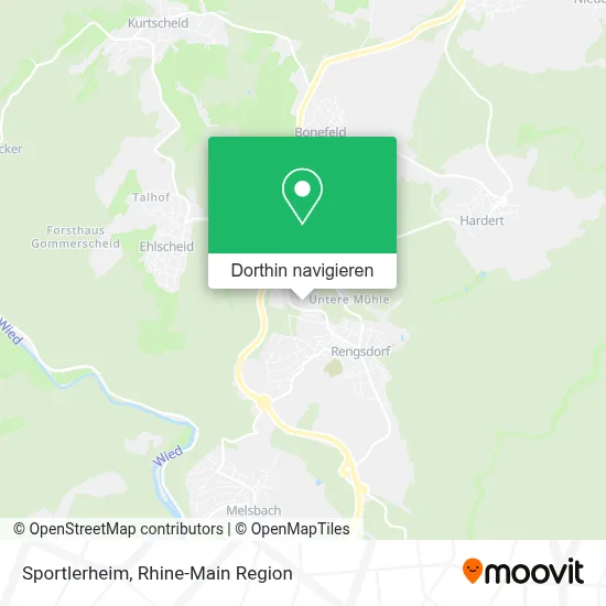 Sportlerheim Karte