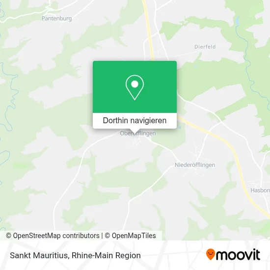 Sankt Mauritius Karte