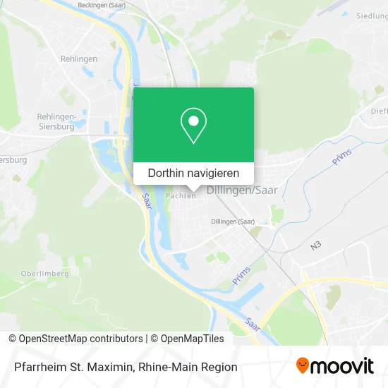 Pfarrheim St. Maximin Karte