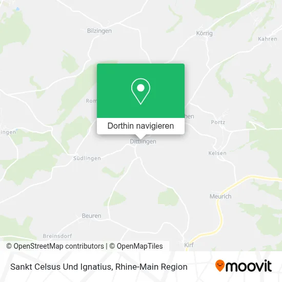 Sankt Celsus Und Ignatius Karte