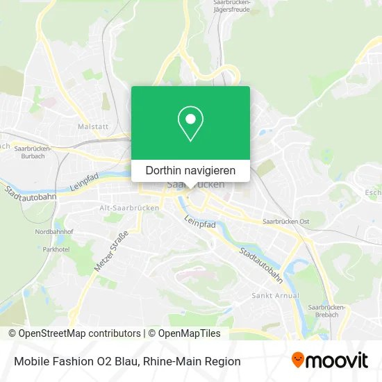 Mobile Fashion O2 Blau Karte