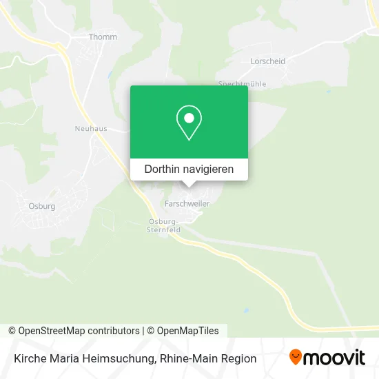 Kirche Maria Heimsuchung Karte