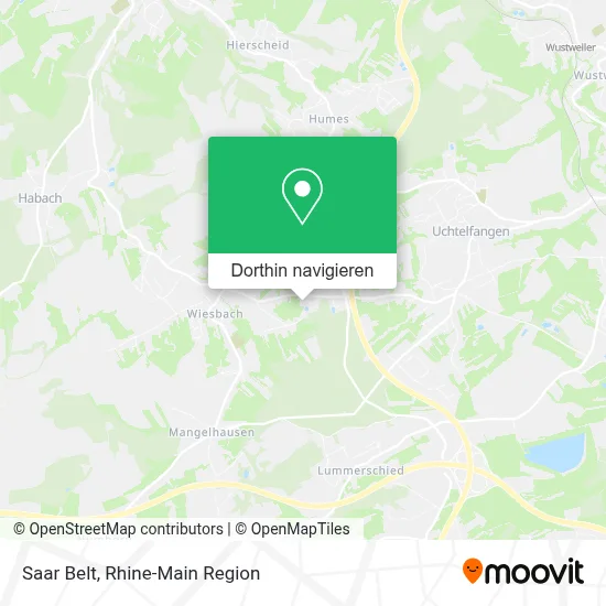 Saar Belt Karte