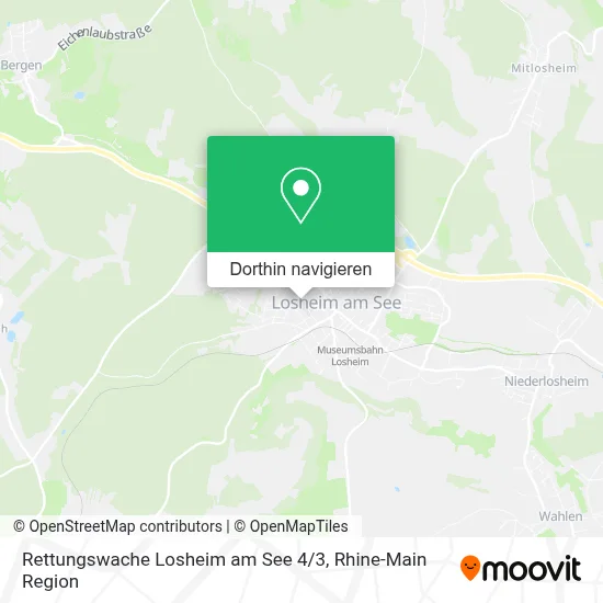 Rettungswache Losheim am See 4 / 3 Karte