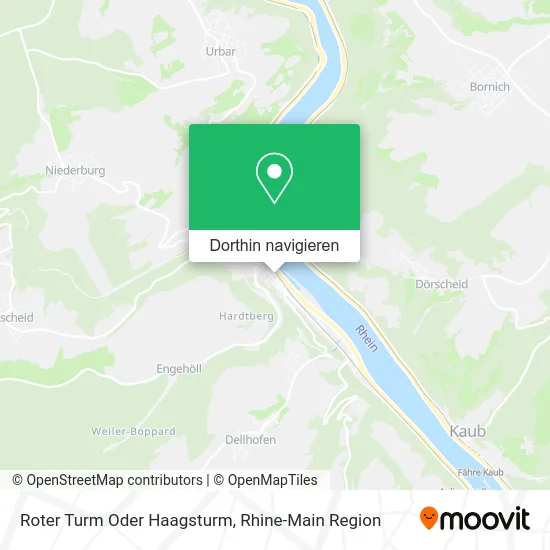 Roter Turm Oder Haagsturm Karte