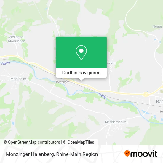 Monzinger Halenberg Karte