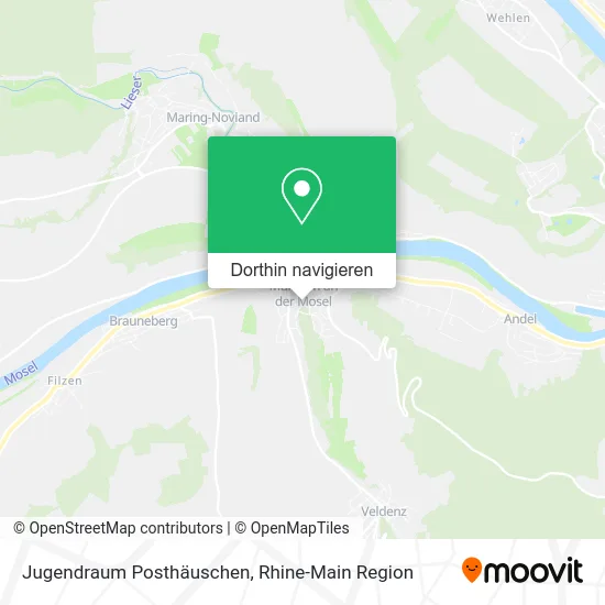 Jugendraum Posthäuschen Karte