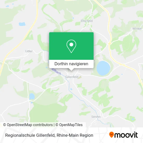 Regionalschule Gillenfeld Karte
