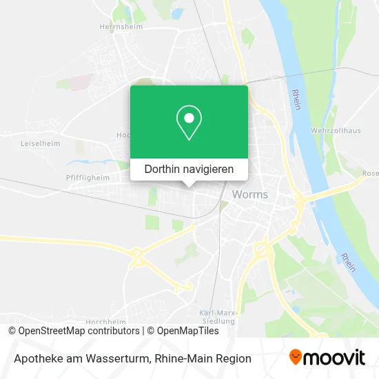 Apotheke am Wasserturm Karte