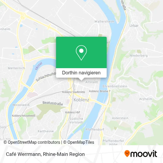 Café Werrmann Karte