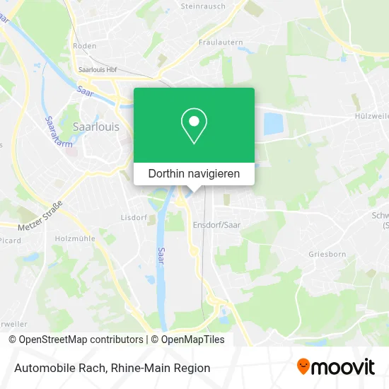 Automobile Rach Karte