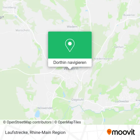 Laufstrecke Karte