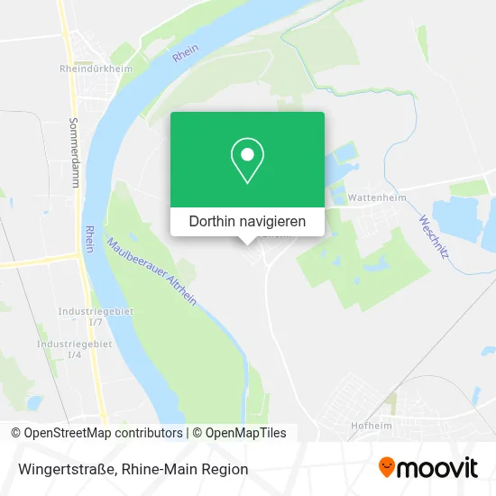 Wingertstraße Karte