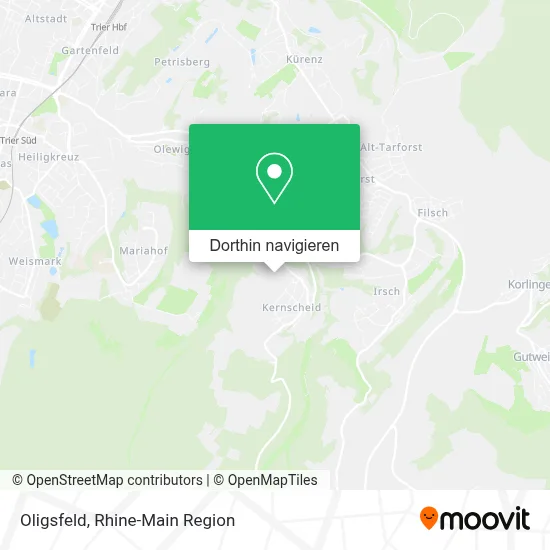 Oligsfeld Karte