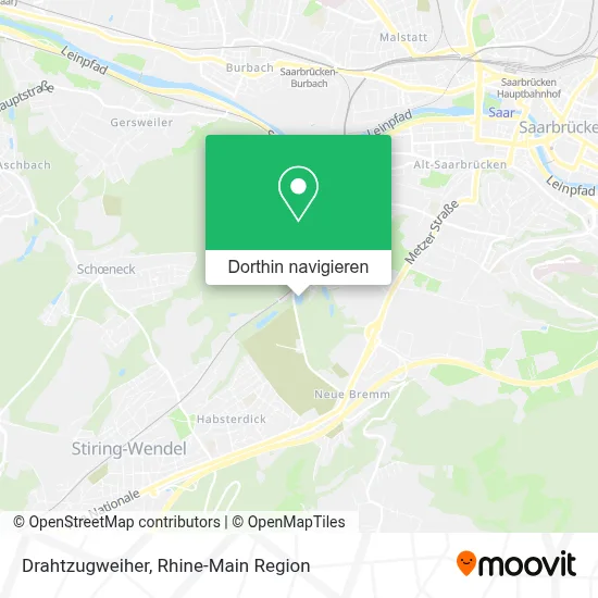 Drahtzugweiher Karte