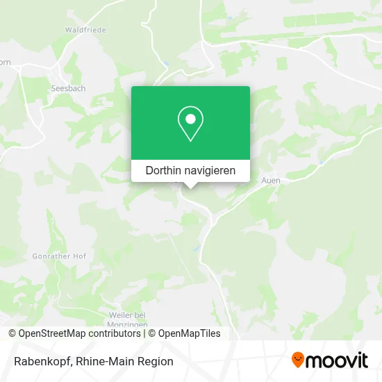 Rabenkopf Karte