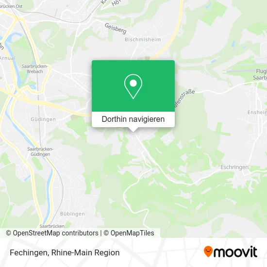 Fechingen Karte