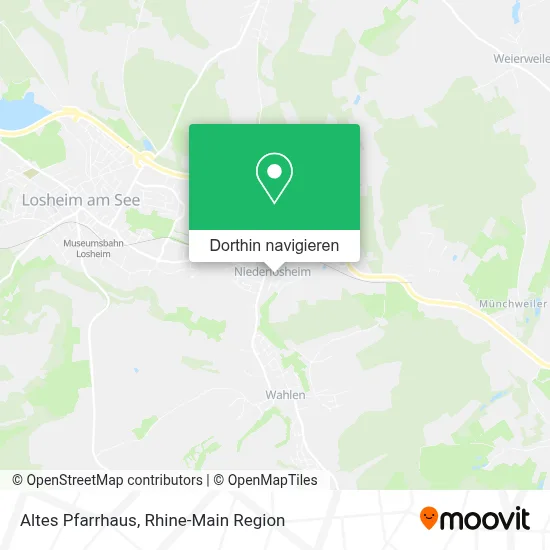 Altes Pfarrhaus Karte