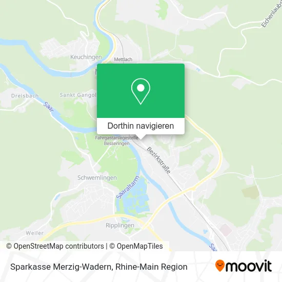 Sparkasse Merzig-Wadern Karte