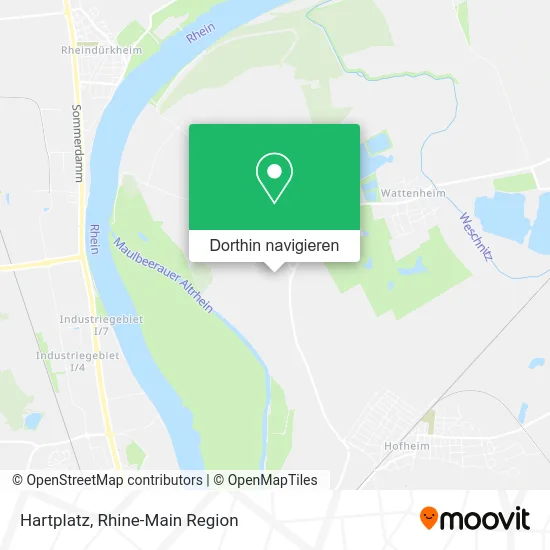Hartplatz Karte