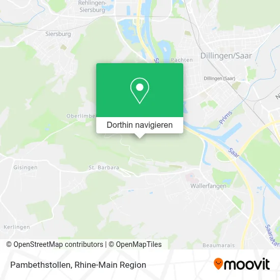 Pambethstollen Karte