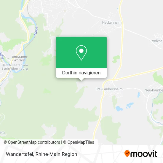 Wandertafel Karte