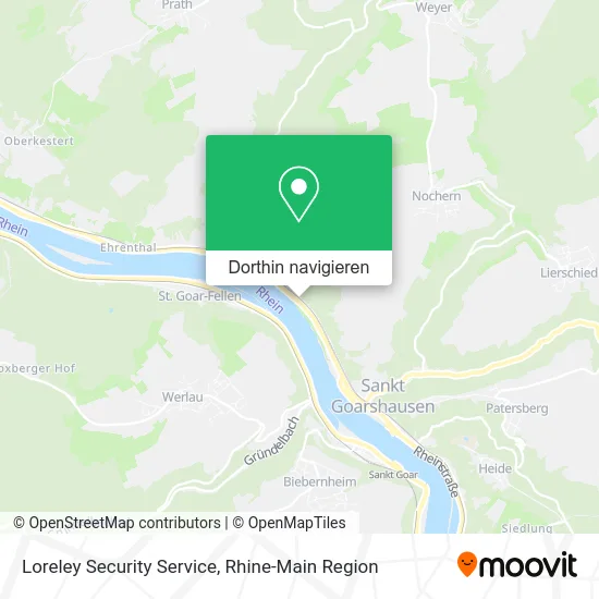 Loreley Security Service Karte