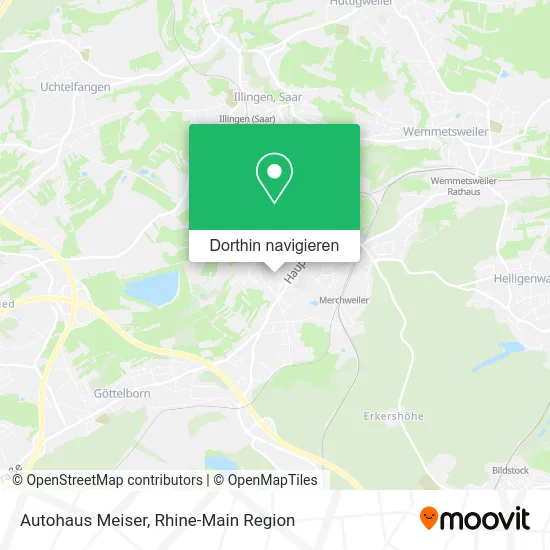 Autohaus Meiser Karte