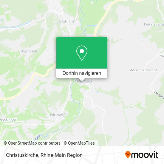 Christuskirche Karte