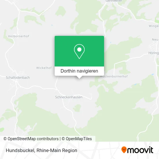Hundsbuckel Karte