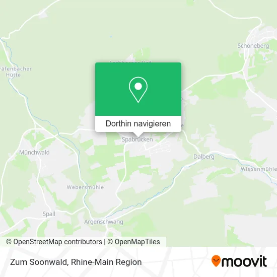 Zum Soonwald Karte