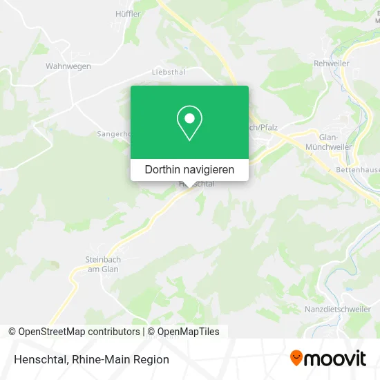 Henschtal Karte