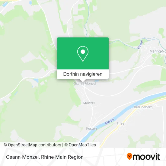 Osann-Monzel Karte