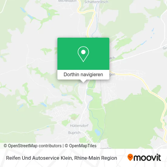 Reifen Und Autoservice Klein Karte