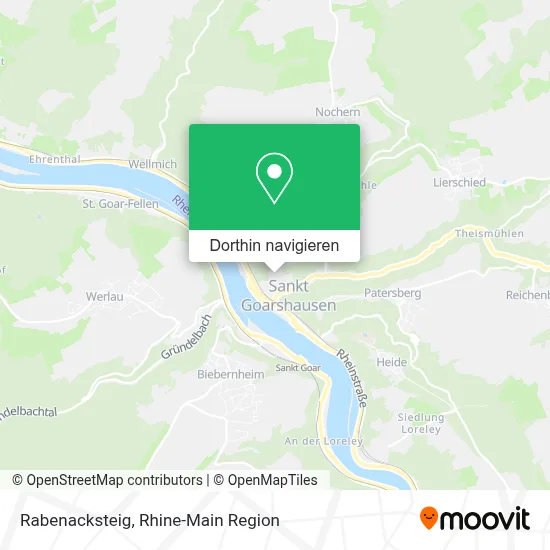 Rabenacksteig Karte