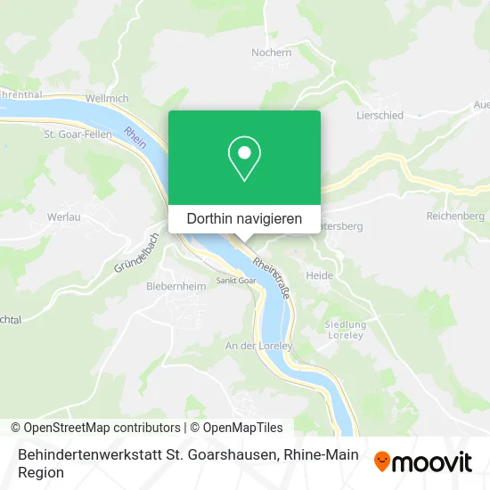 Behindertenwerkstatt St. Goarshausen Karte