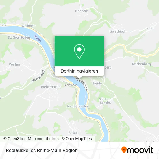 Reblauskeller Karte