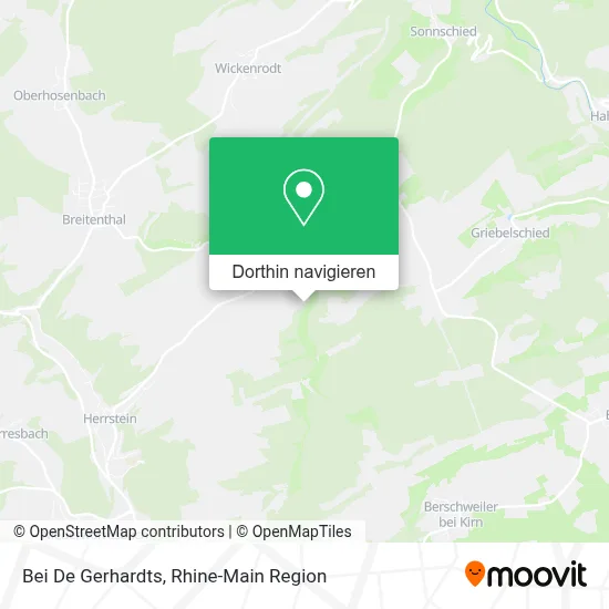 Bei De Gerhardts Karte