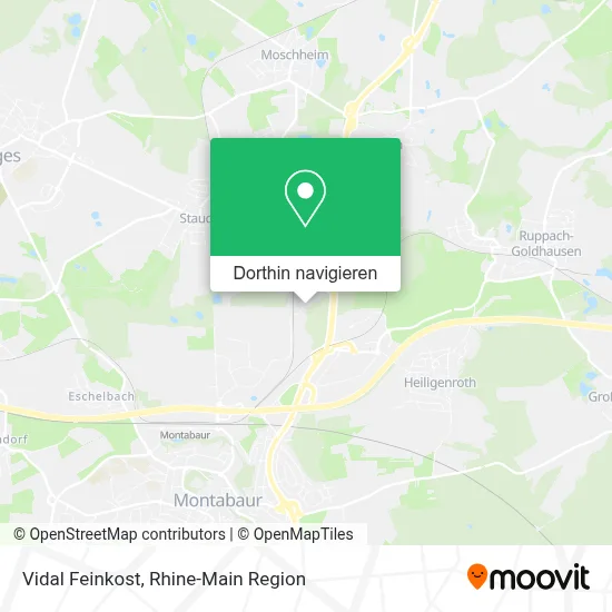 Vidal Feinkost Karte