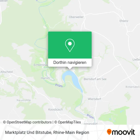 Marktplatz Und Bitstube Karte