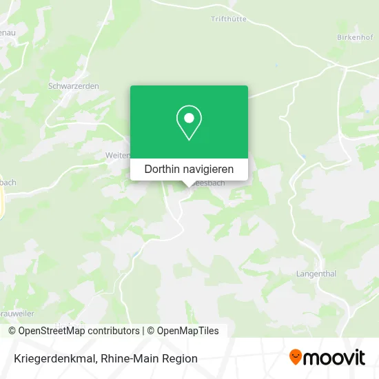 Kriegerdenkmal Karte