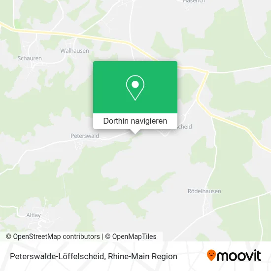 Peterswalde-Löffelscheid Karte