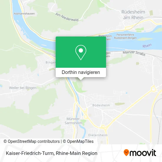 Kaiser-Friedrich-Turm Karte