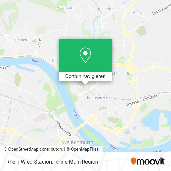 Rhein-Wied-Stadion Karte