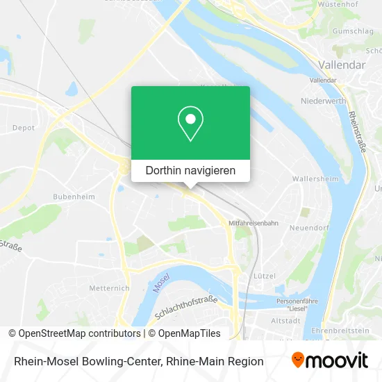 Rhein-Mosel Bowling-Center Karte