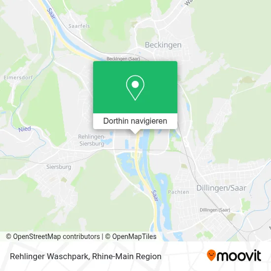 Rehlinger Waschpark Karte