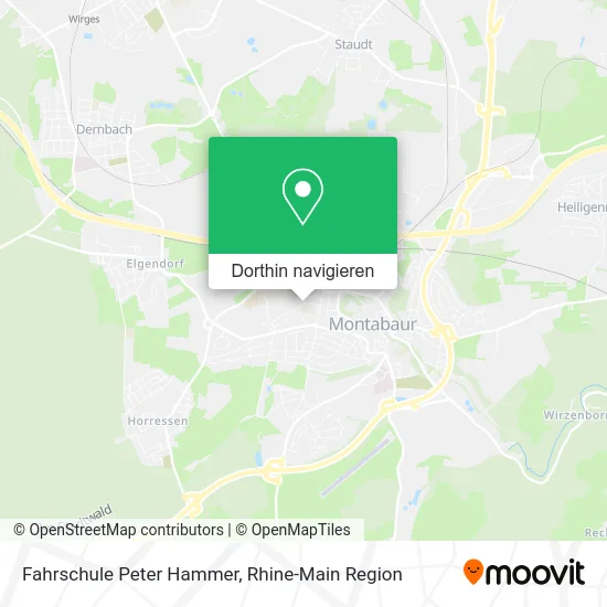 Fahrschule Peter Hammer Karte
